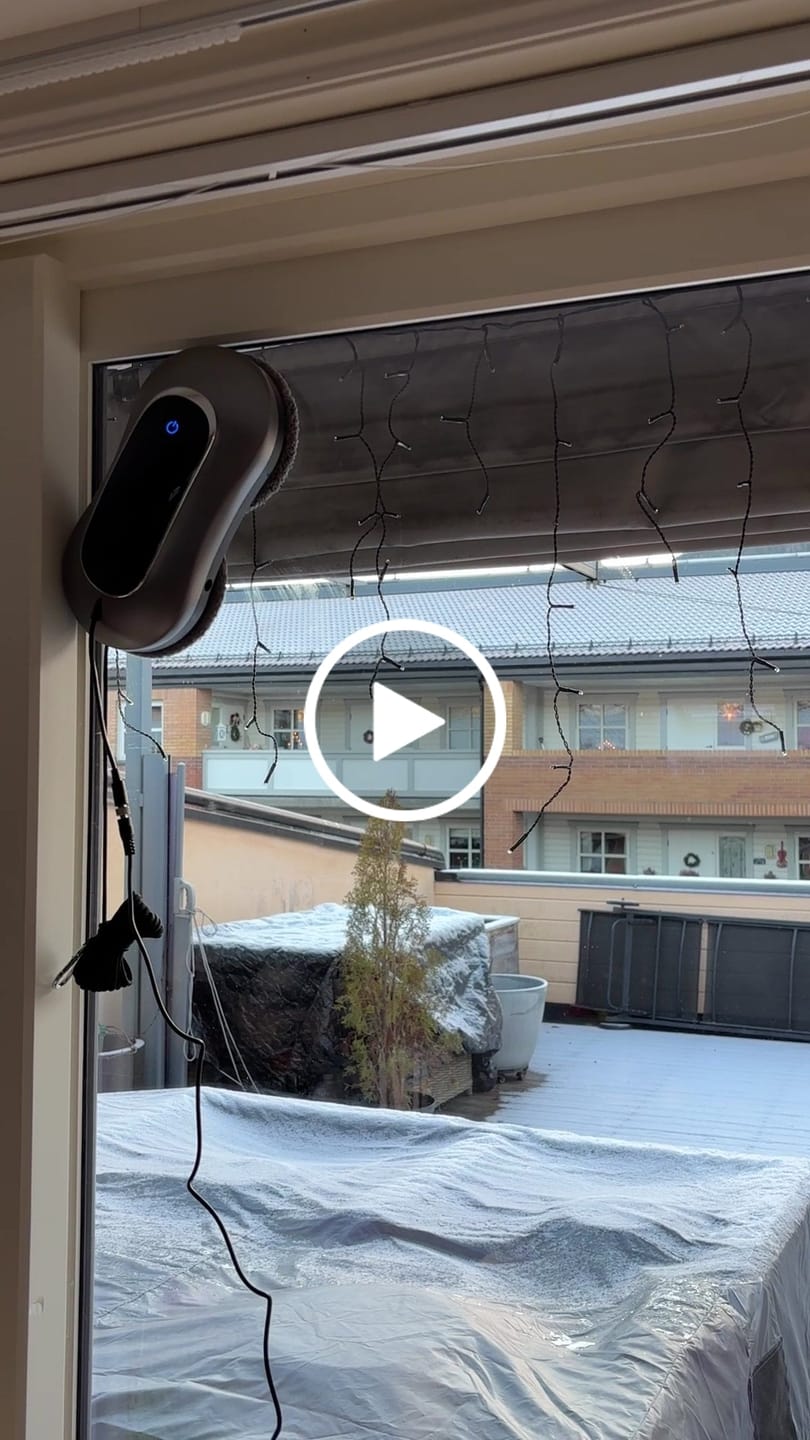 Customer video review of Helautomatisk vindusvaskerobot