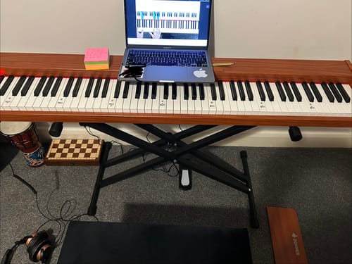 Customer photo review of Donner DEP-1S Semi Weighted Keyboard Digital Piano