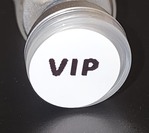 Customer photo review of Round Label Tape for D11, D110, D101