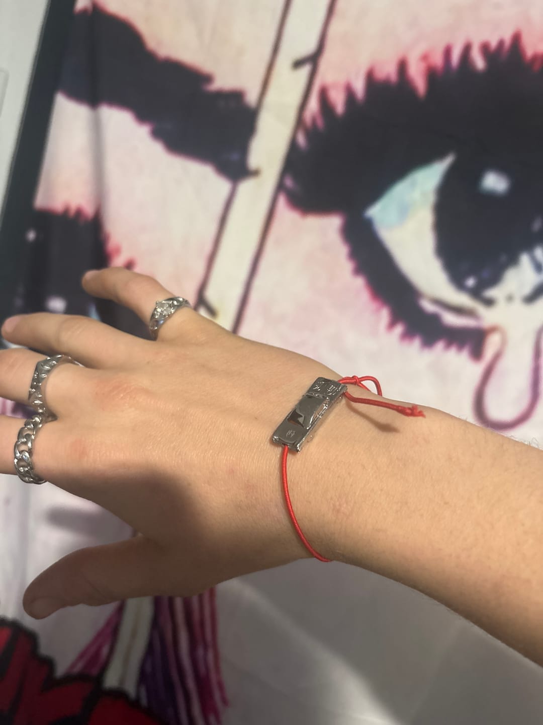 Customer photo review of Elastic Threaded Cord 1mm 10" Bracelet