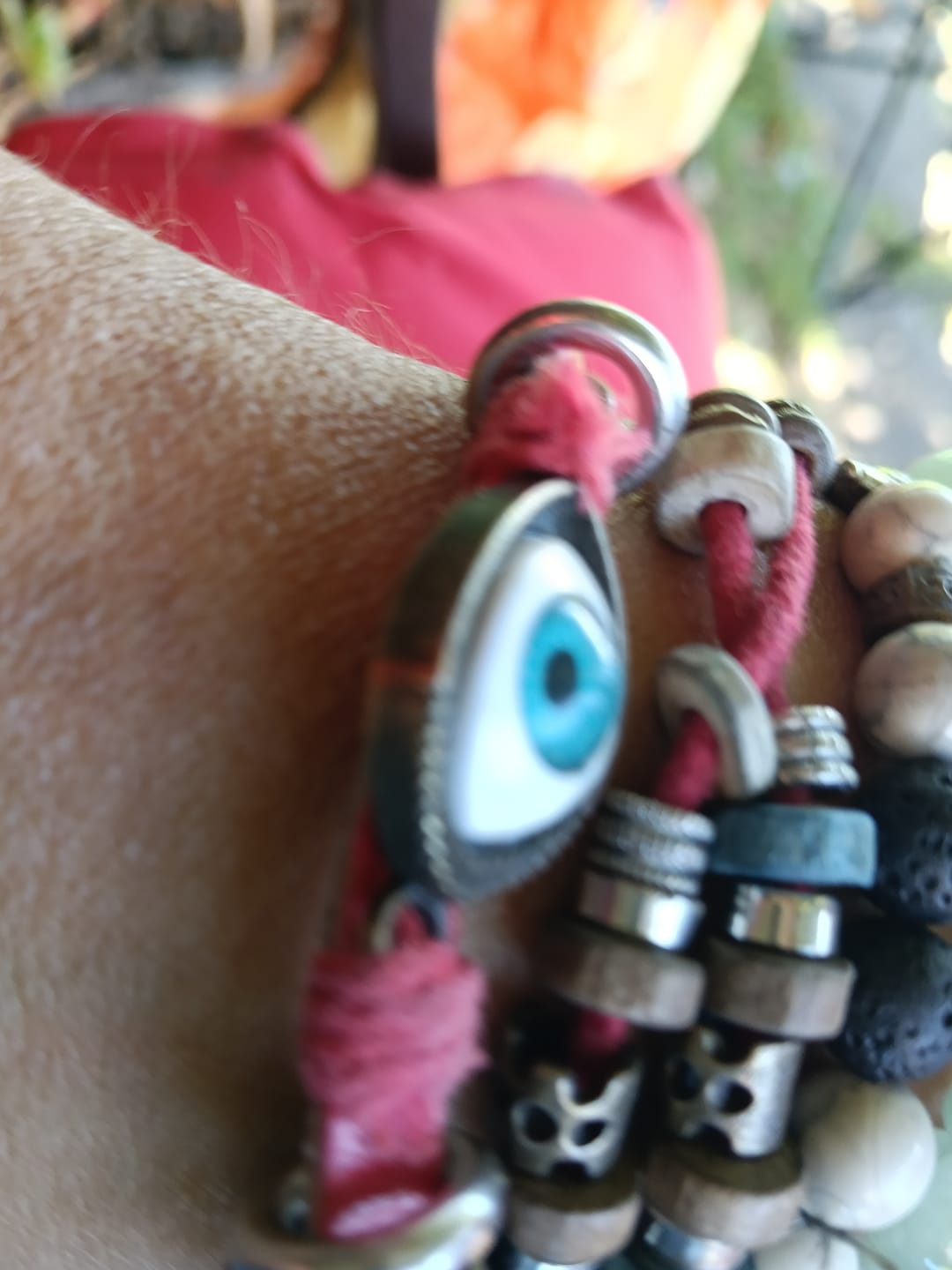 Customer photo review of Anti-jealousy Evil Eye Bracelet