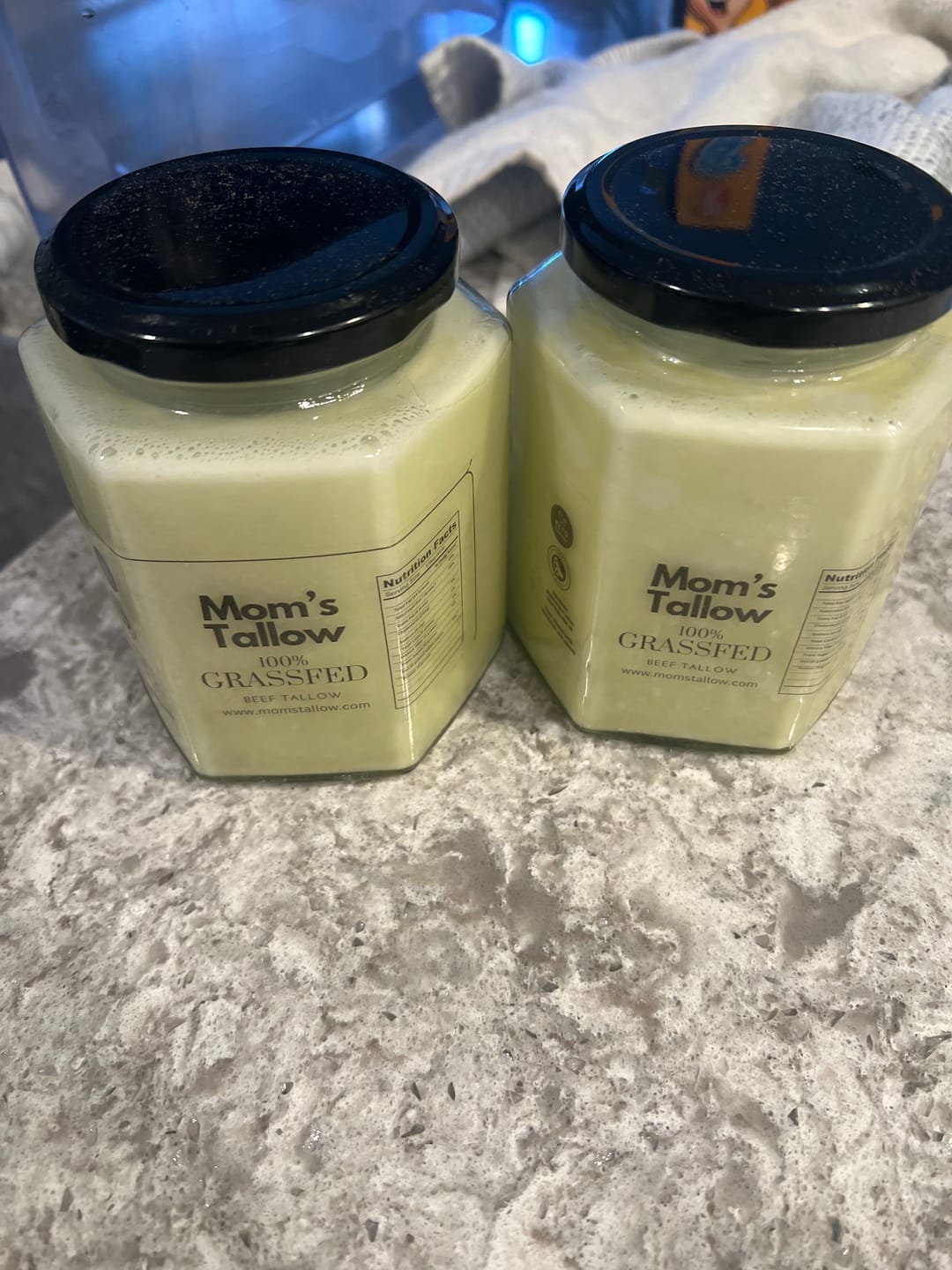 Customer photo review of Cooking Tallow: Flavored Super Saver Combo (Original, Imported Black Truffle, Roasted Garlic)