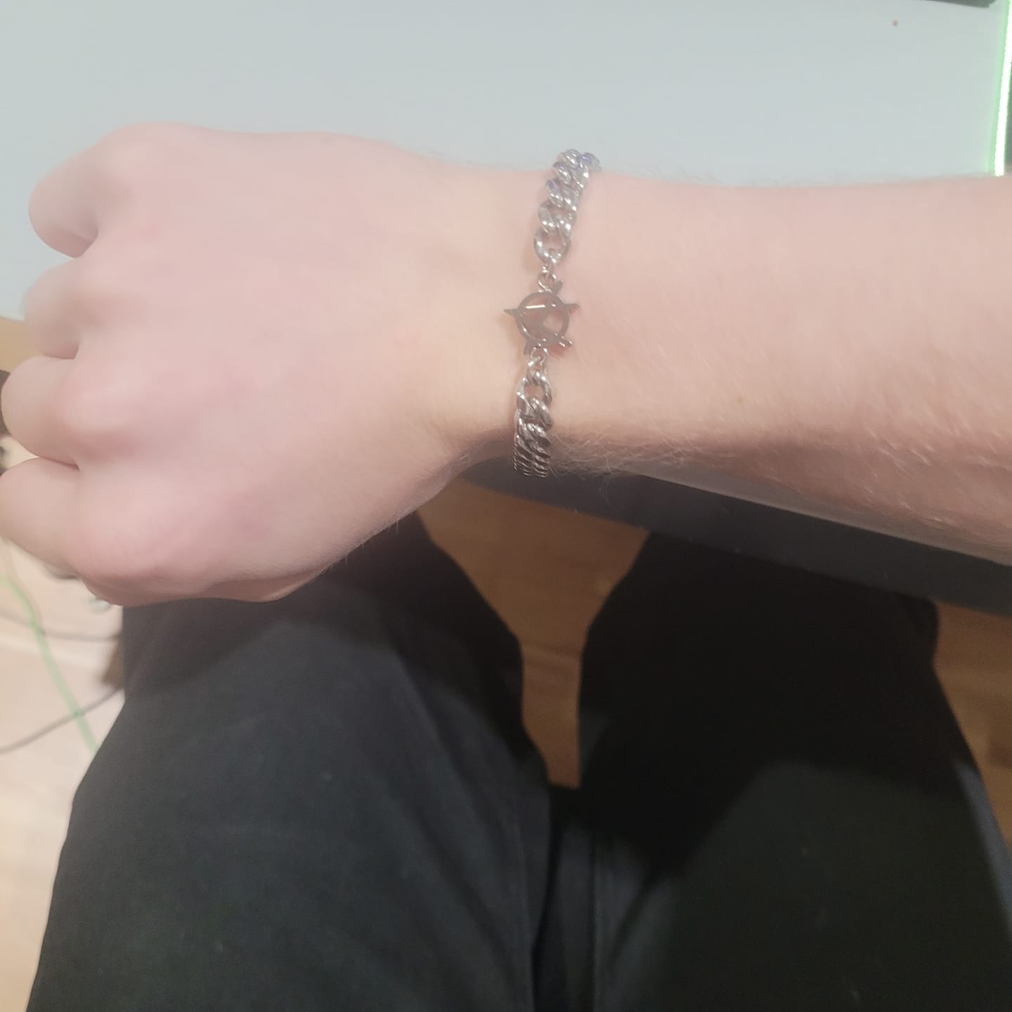 Customer photo review of ANARCHY CUBAN BRACELET