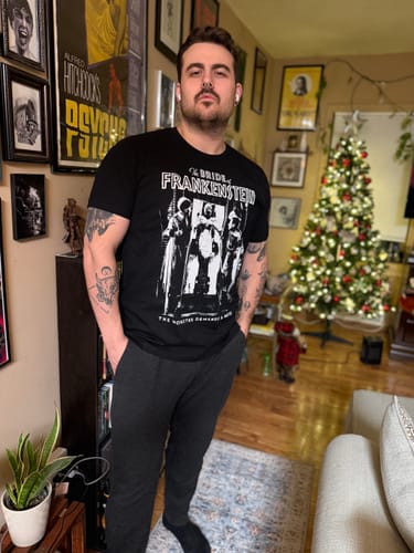 Customer photo review of The Bride of Frankenstein: Bride T-Shirt