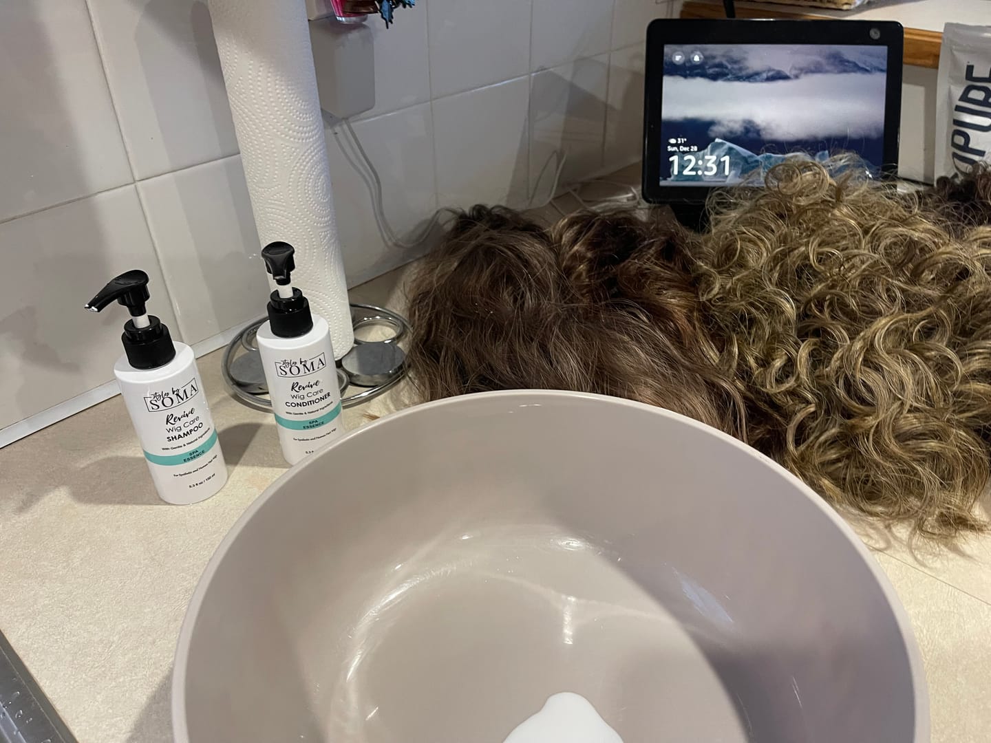 Customer photo review of **NEW** REVIVE Wig Shampoo