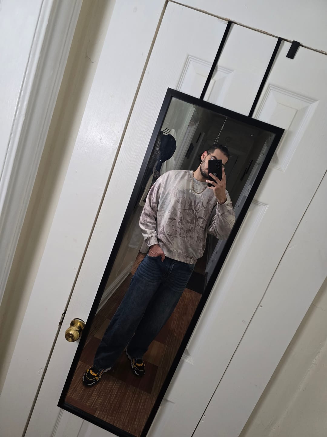 Customer photo review of 5206 - Tree Camo Collection - Crewnecks