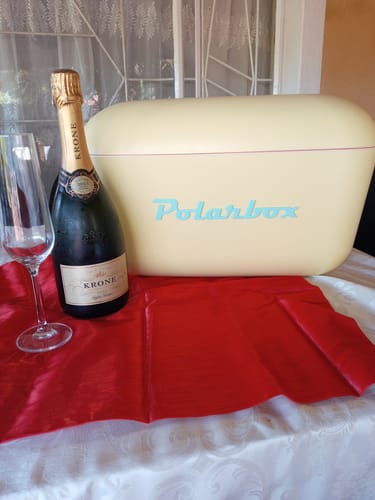Customer photo review of Polarbox Retro Cooler Box 20L / 12L Yellow