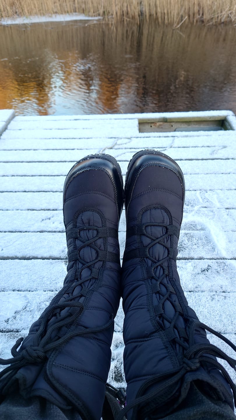 Customer photo review of Vaistoa Hanki 2 | Barefoot Winter Boots