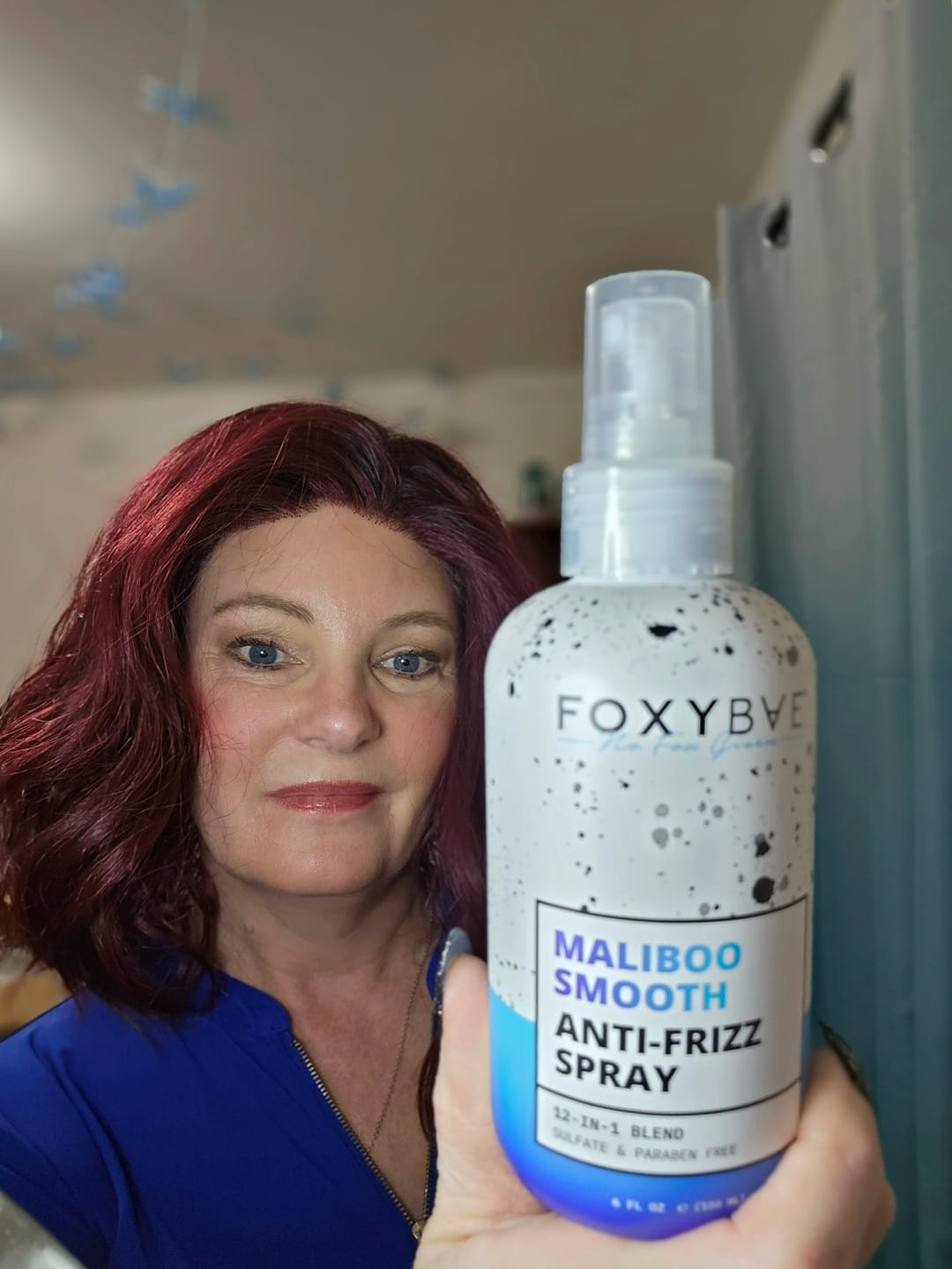 Customer photo review of FOXYBAE Maliboo Smooth Anti-Frizz Spray