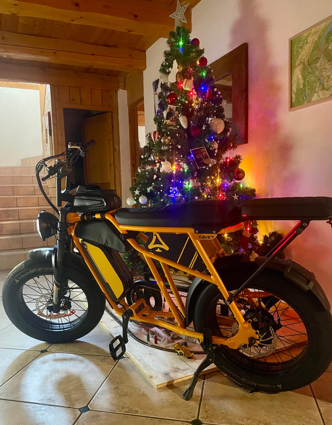 Customer photo review of Gifts Pack（Includs – Foot Peg, Fender & Chainguard!）