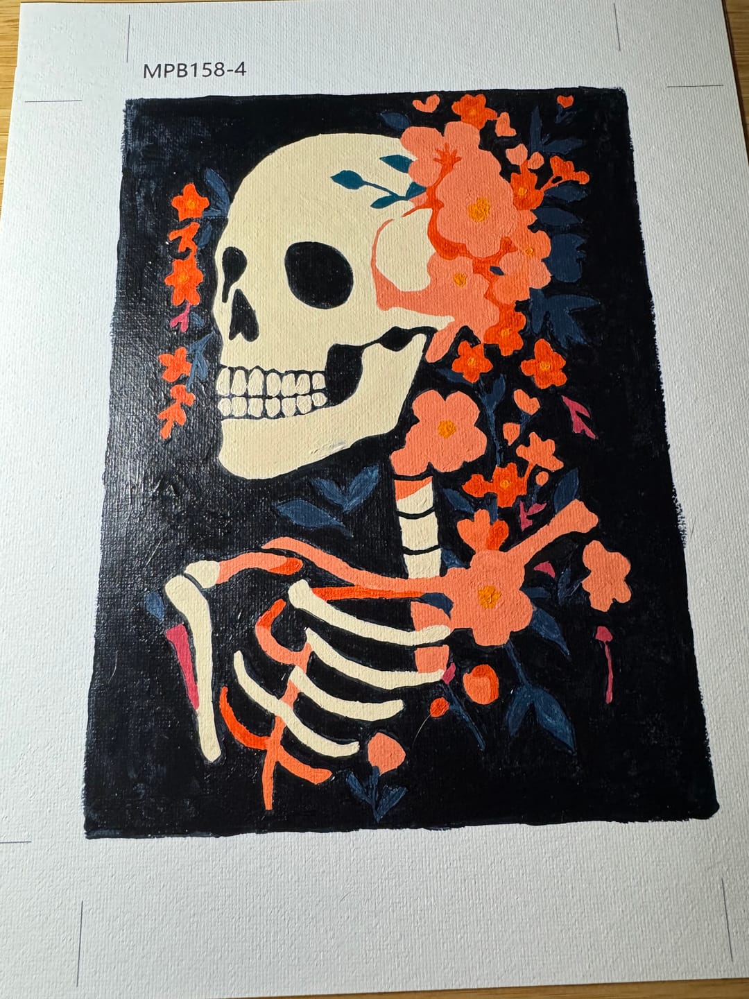 Customer photo review of 6 Mini Paintings - Halloween Night Set
