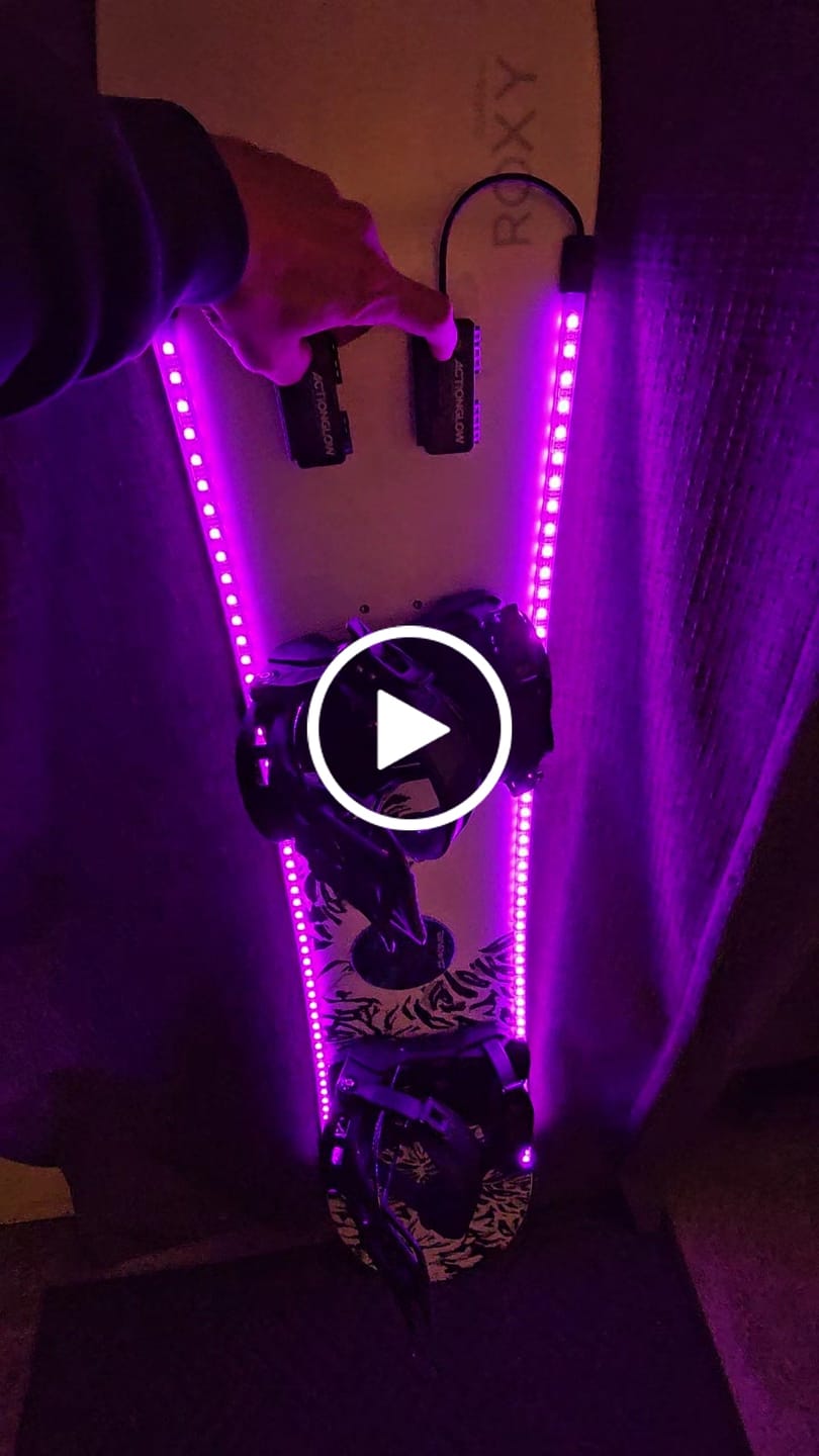 Customer video review of LED SNOWBOARD SYSTEM