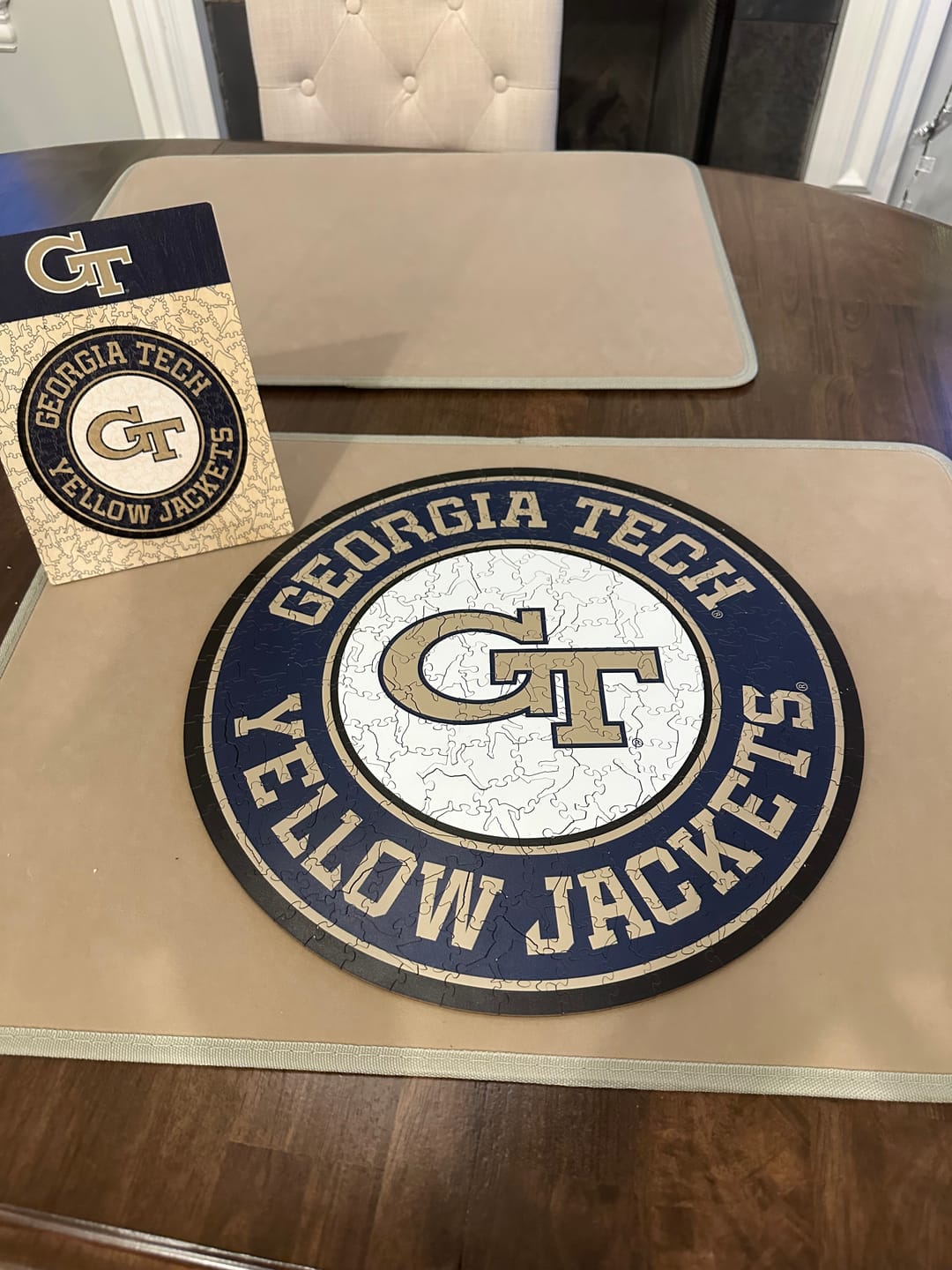 Customer photo review of Georgia Tech - Wooden Puzzle