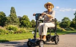 Customer photo review of EZY LIGHT Portable Mobility Scooter