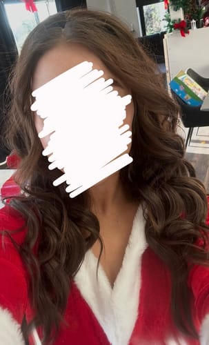 Customer photo review of The Headband Wig Perfect Curl
