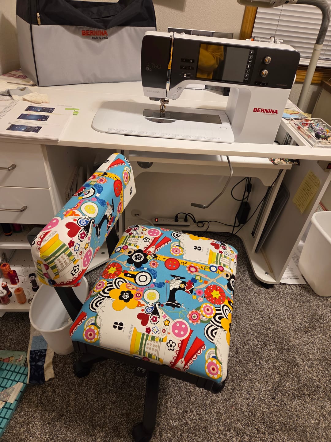 Customer photo review of Arrow Hydraulic Sewing Chair