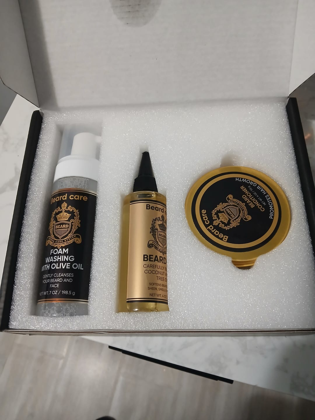 Customer photo review of Beard Oil