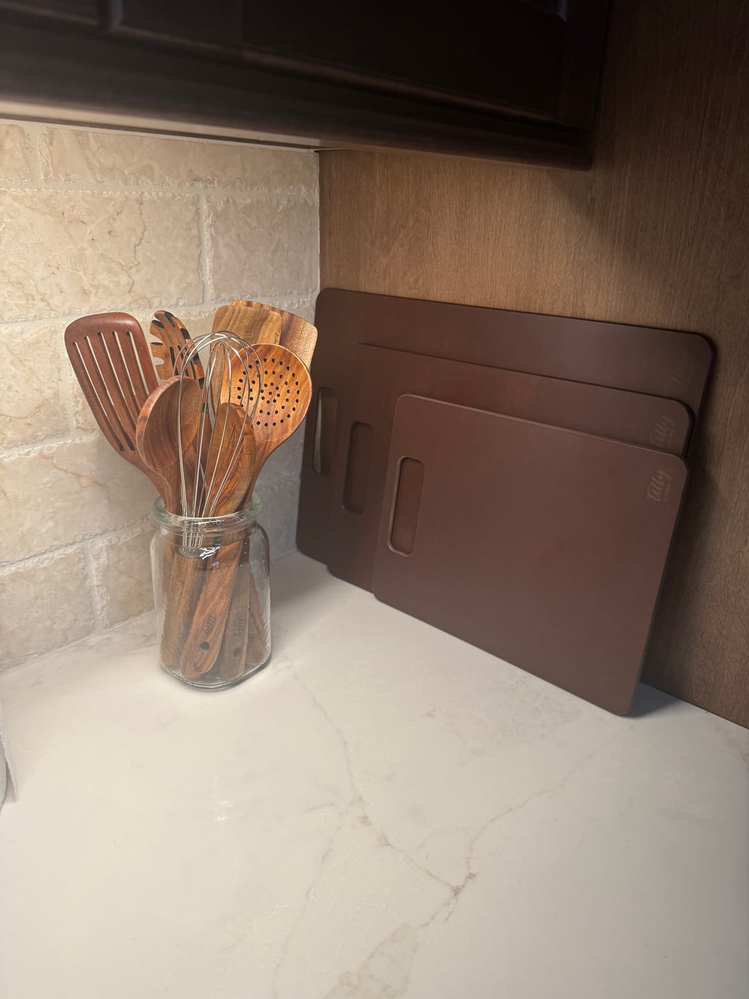 Customer photo review of GrainBond Chopping Board Set - Sustainable & Microplastic-Free