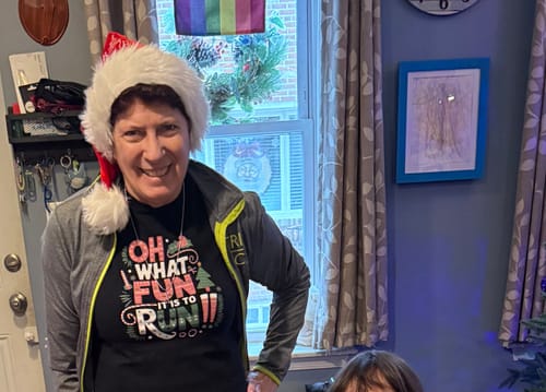 Customer photo review of Fun to Run T-Shirt