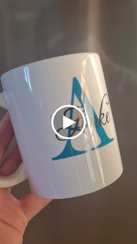 Kundenbewertung mit Video zu Bedruckte Tasse mit Initialen und Namen