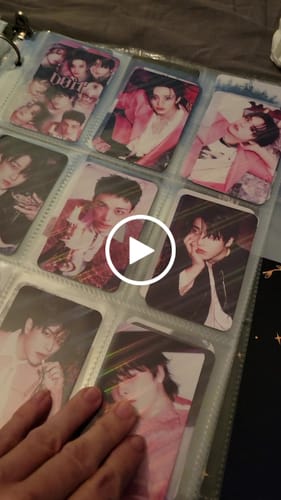 Customer video review of 30 Laser SKZ DO IT LOMO Photocard