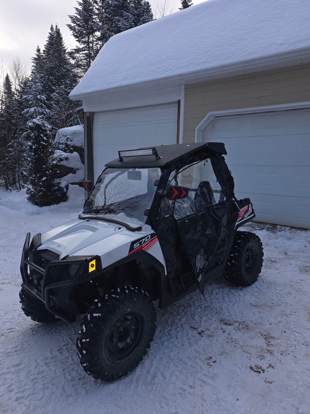 Customer photo review of UTV Soft Cab Enclosure for RZR 570/Trail 570/800/S 800/900