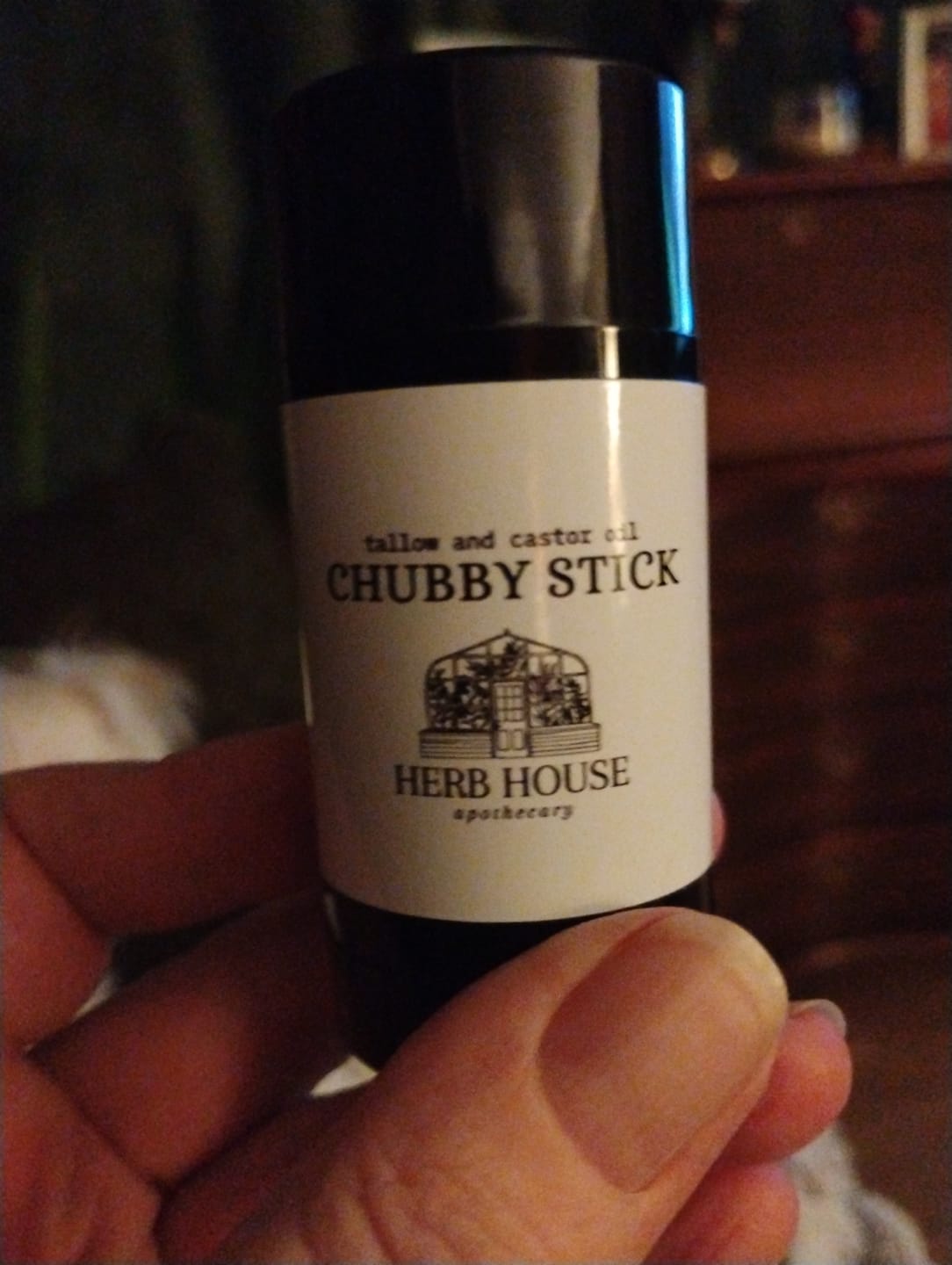 Customer photo review of Tallow and Castor Oil Chubby Stick