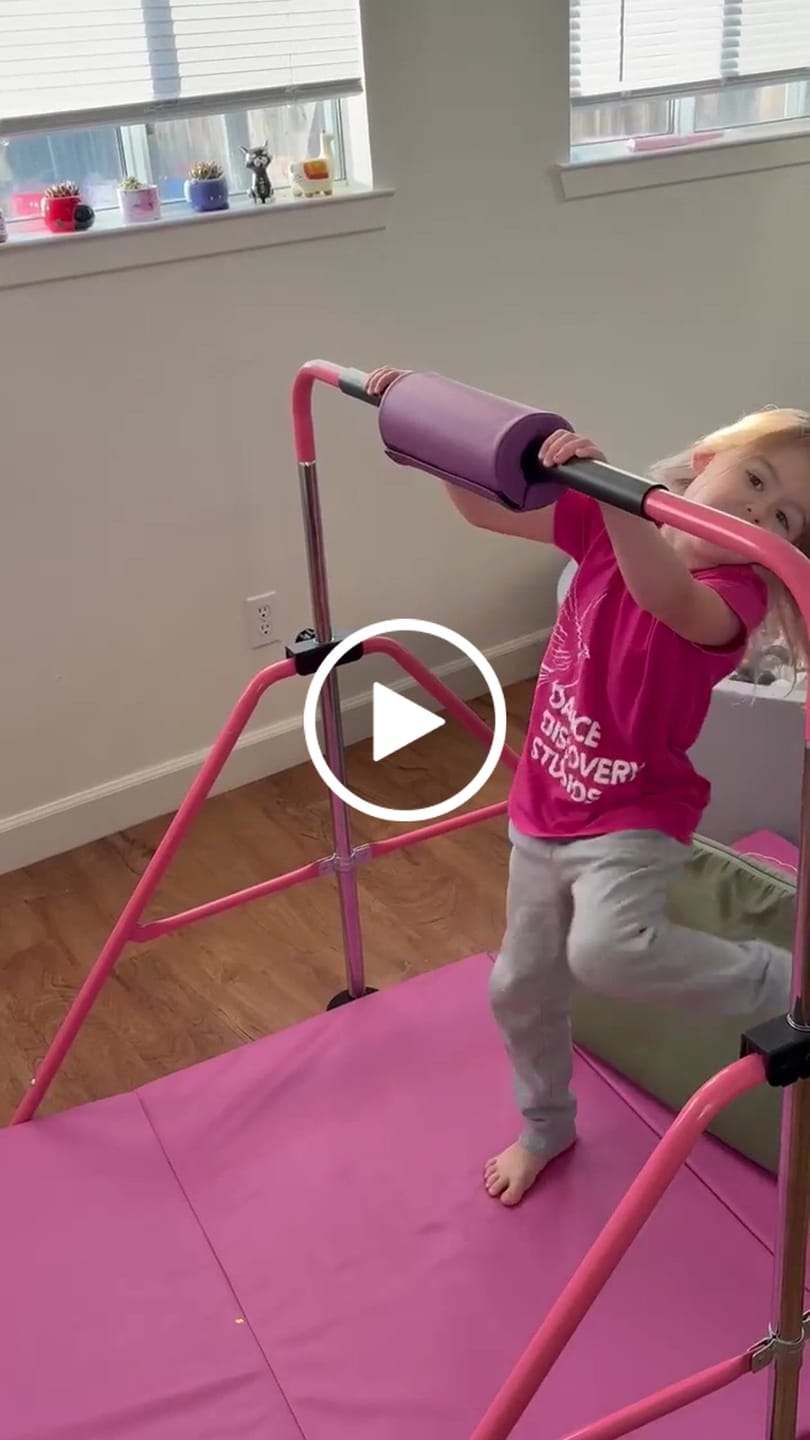 Customer video review of Kangaroo Hoppers Kids’ Gymnastics kip bar bundle