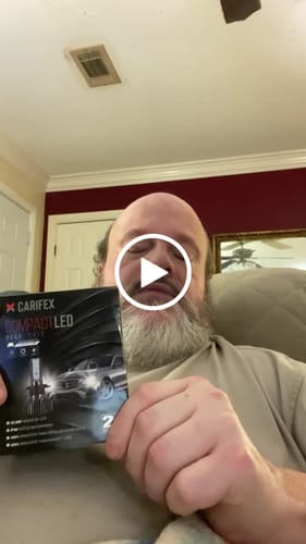 Customer video review of Compact H1 LED Headlight Bulb