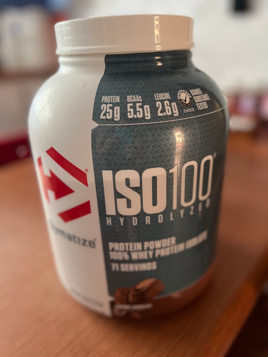Customer photo review of ISO 100 Dymatize Proteína Hidrolizada y Aislada