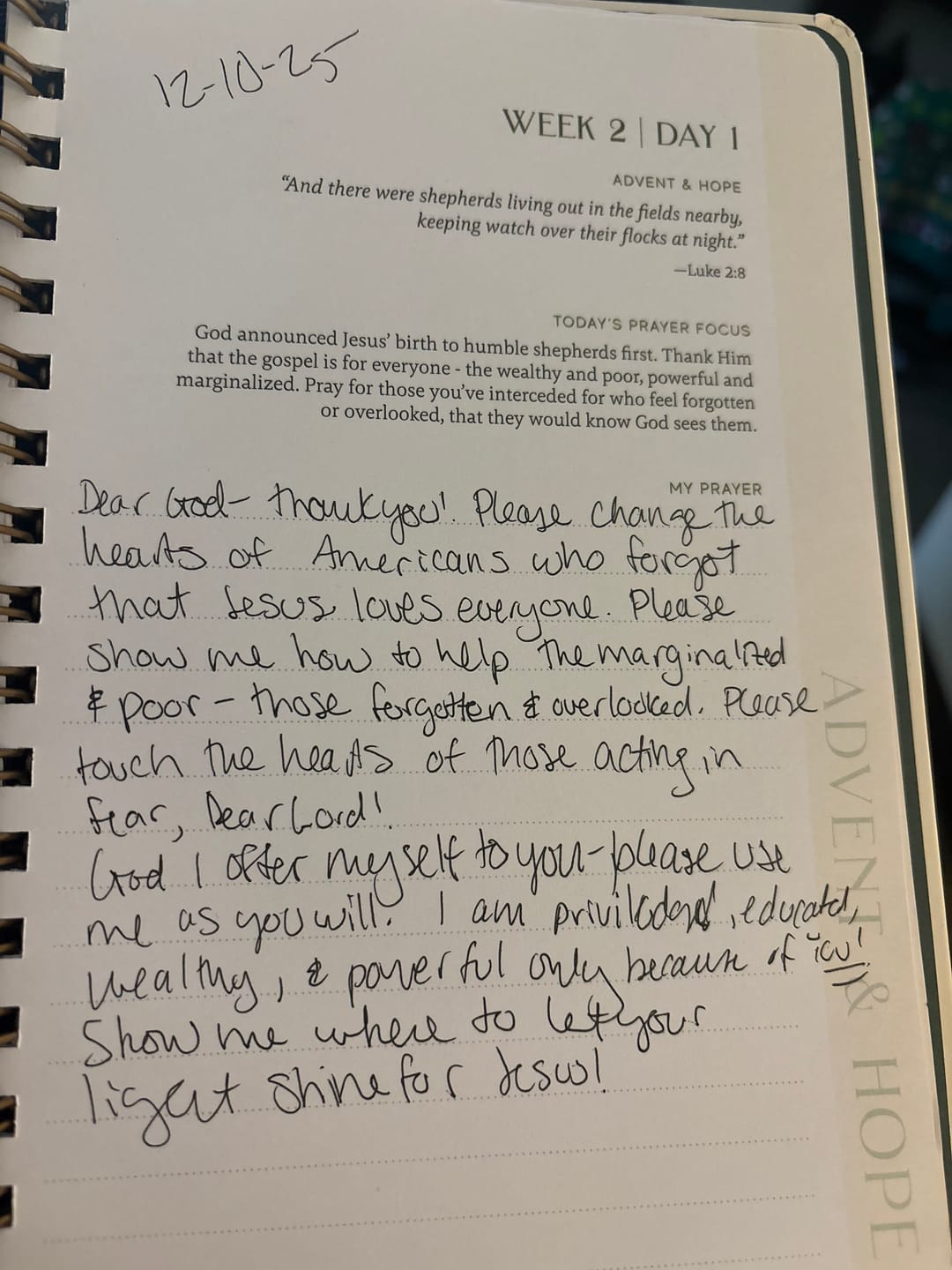 Customer photo review of A Year In Prayer: A Journey of Daily Prayer and Reflection