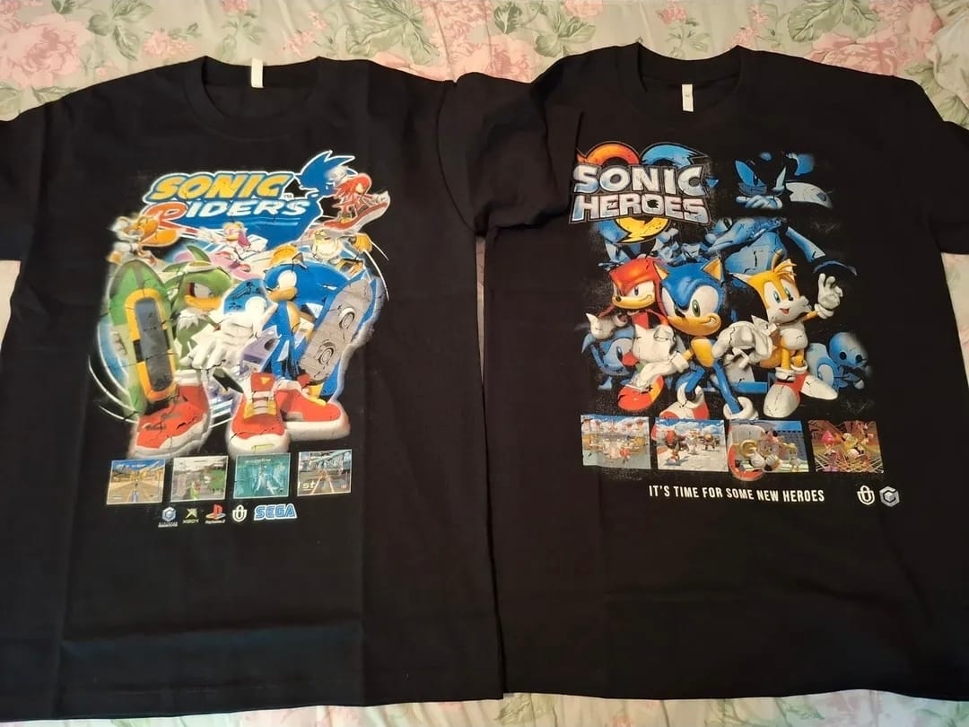 Customer photo review of Video Games 'Sonic Heroes' T-Shirt