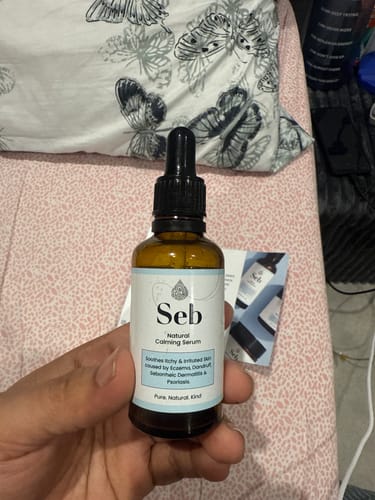 Customer photo review of Seb Natural Calming Serum