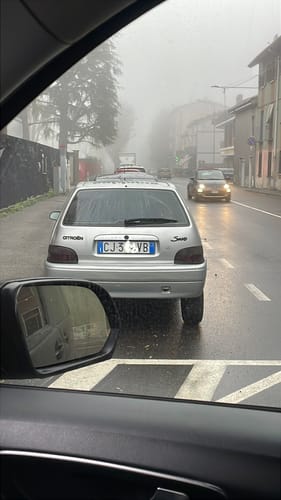 Customer photo review of REPLICA TARGA ITALIANA POSTERIORE – PERSONALIZZATA