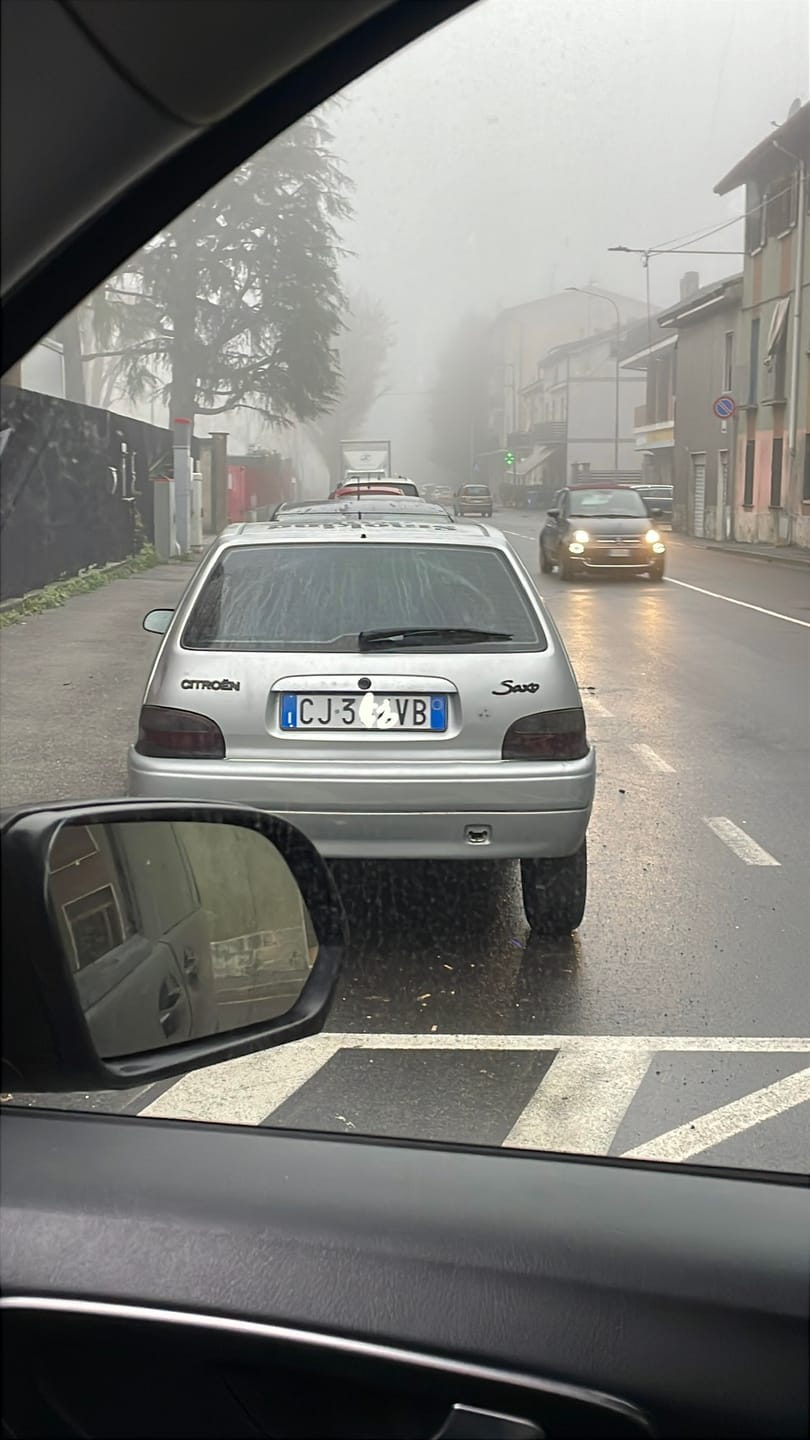 Customer photo review of REPLICA TARGA ITALIANA POSTERIORE – PERSONALIZZATA