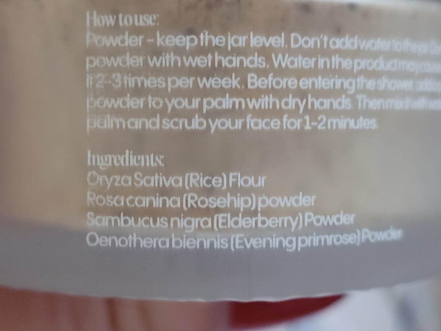 Customer photo review of Ultra Cleanse & Revive Face Scrub