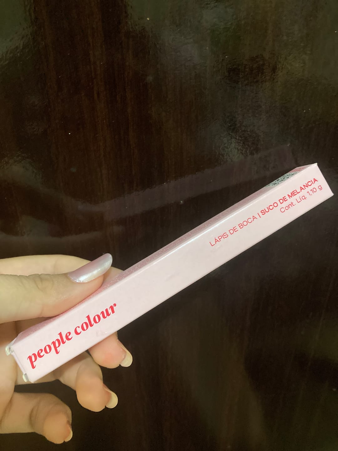 Customer photo review of Lápis de Boca - Suco de Melancia