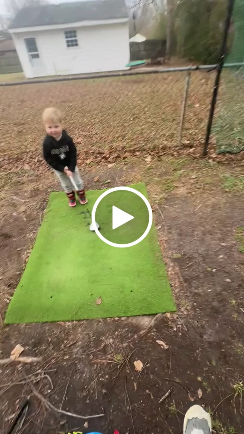 Customer video review of ZERO GRVTY - Toddler Golf 3 Club & Bag Set - Ages 3-5
