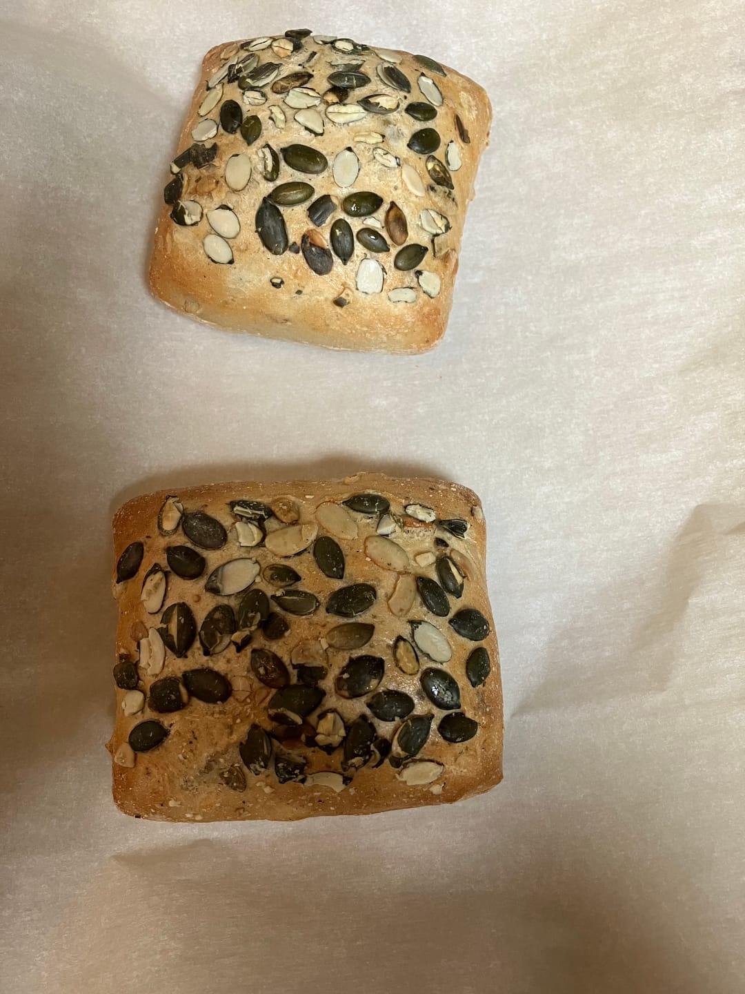 Customer photo review of Pumpkin Seed Rolls (5 pack)