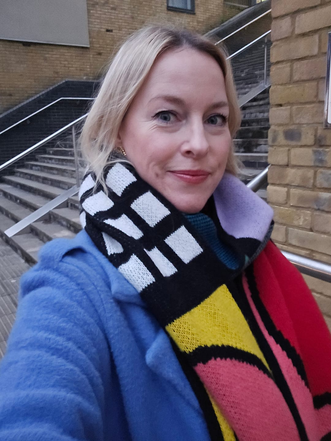 Customer photo review of Memphis Wool Scarf - Large