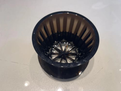 Customer photo review of TIMEMORE -gotero de café B75, cesta con ojo de cristal, filtro PCTG de 1 a 2 tazas, cafetera de fondo plano, aumenta la uniformidad