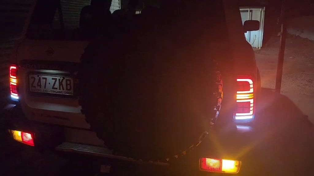 Customer photo review of Nissan Gu Patrol Series 1 - 3 1998 - 2004 LED Tail Lights