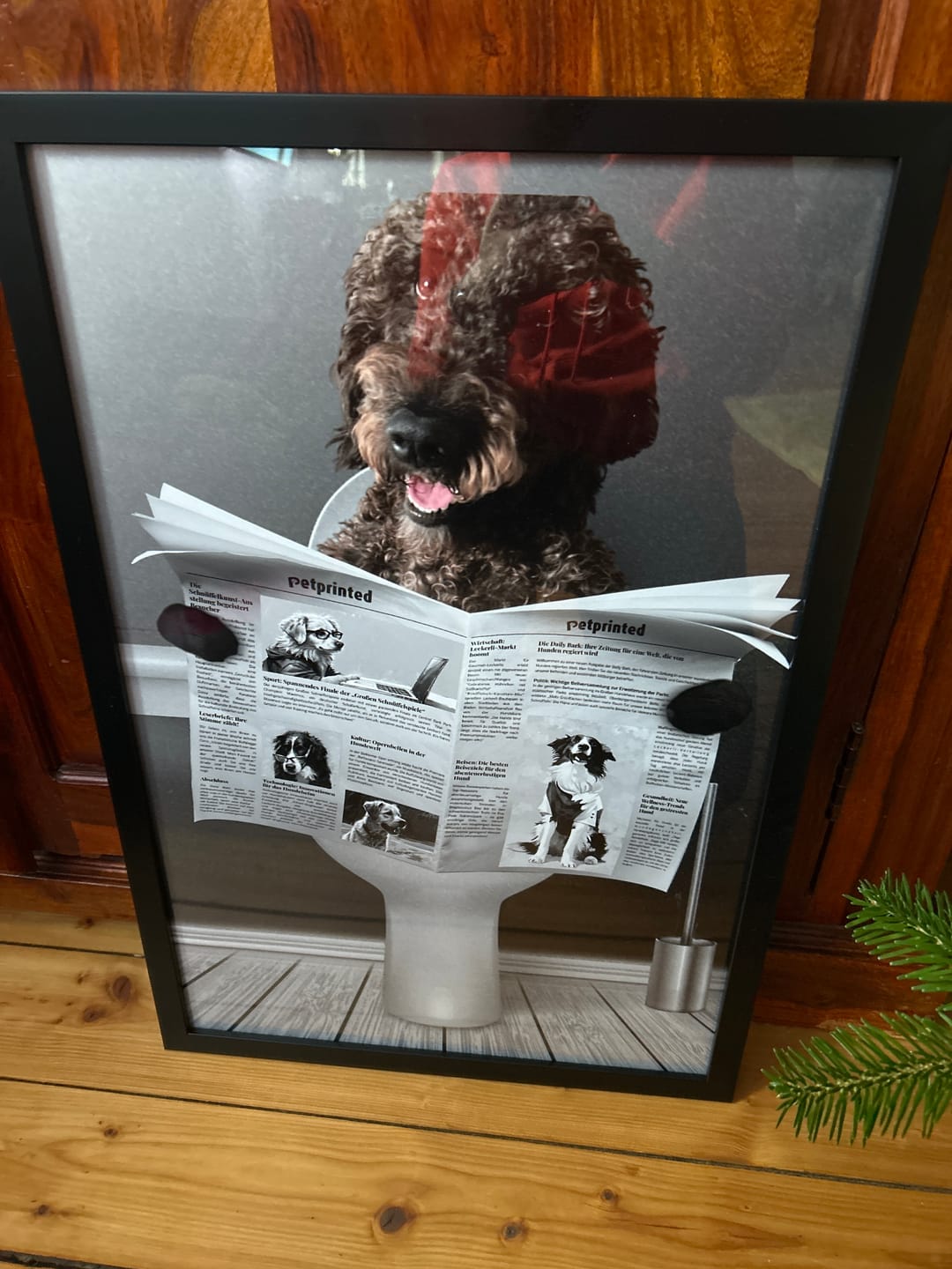 Customer photo review of Wichtige Sitzung - Individuelles Poster
