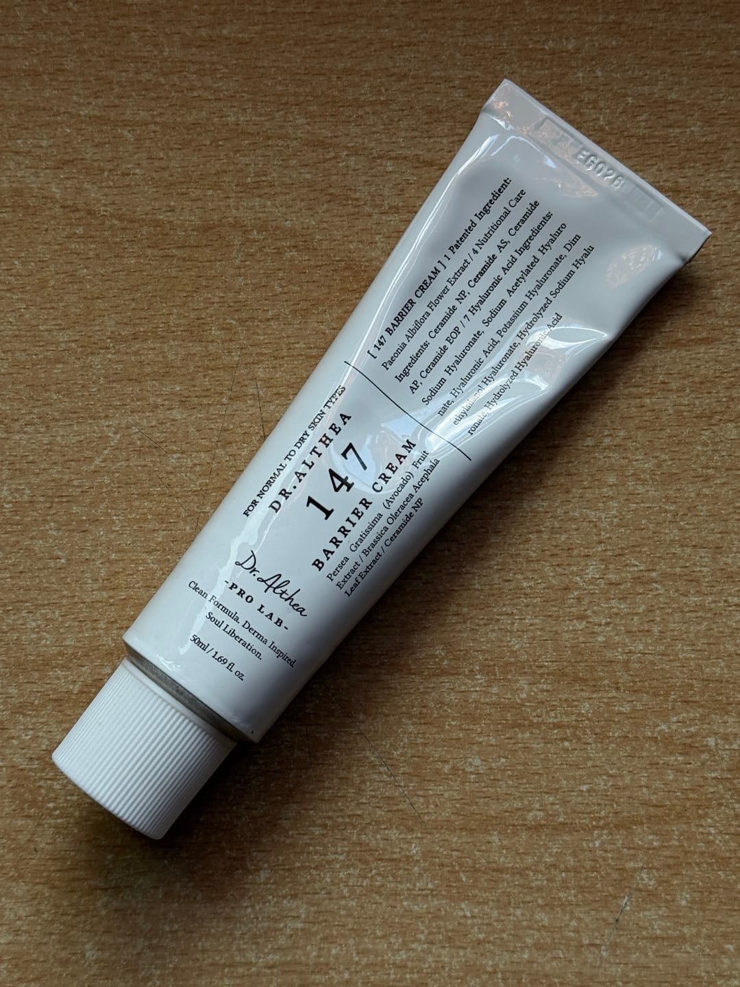 Customer photo review of Nomierinošs krēms ar azulēnu Dr. Althea 147 Barrier Cream