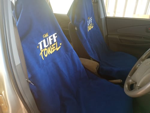 Customer photo review of Waterproof Car Towel Seat Cover