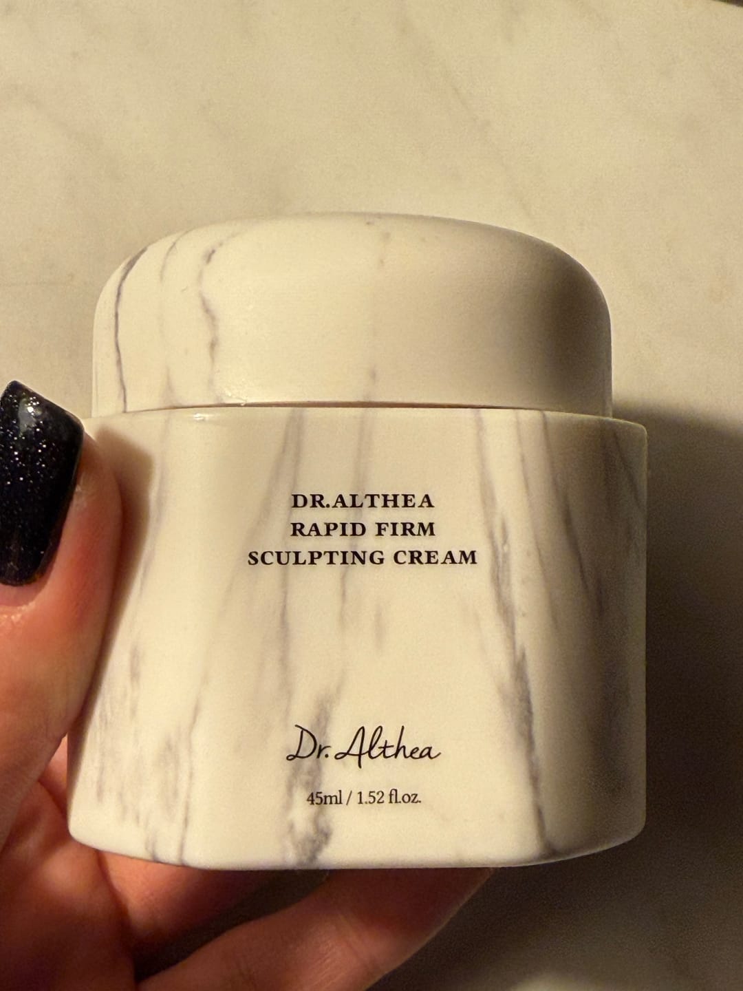 Customer photo review of Modelējošs krēms ar peptīdiem Dr. Althea Rapid Firm Sculpting Cream