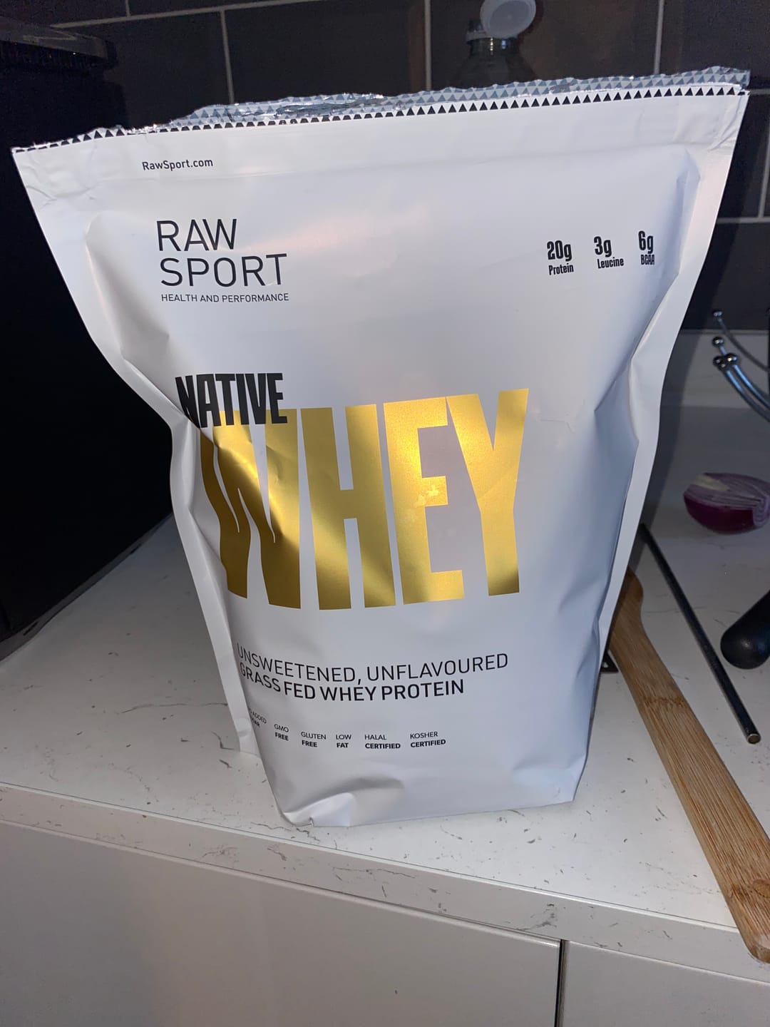 Customer photo review of Native Whey - Unflavoured Grass Fed Protein