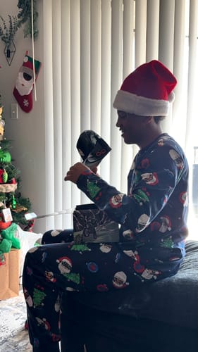 Customer photo review of Godspeed Forever Trucker Hat Black/White