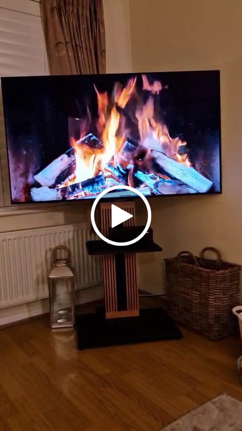 Customer video review of ZEN FT65 Floor TV Stand