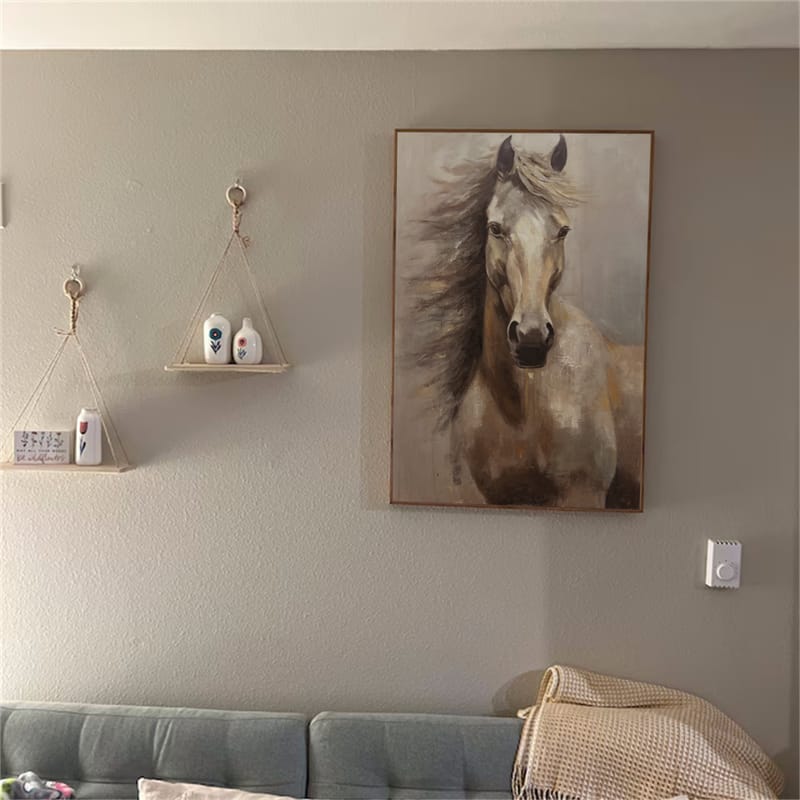 Customer photo review of Abstract Animal Horse Wall Art #AC050